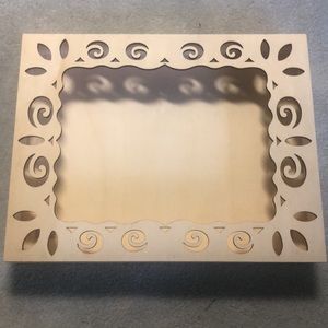 [Michael’s] Wooden Shadow Box (never used)